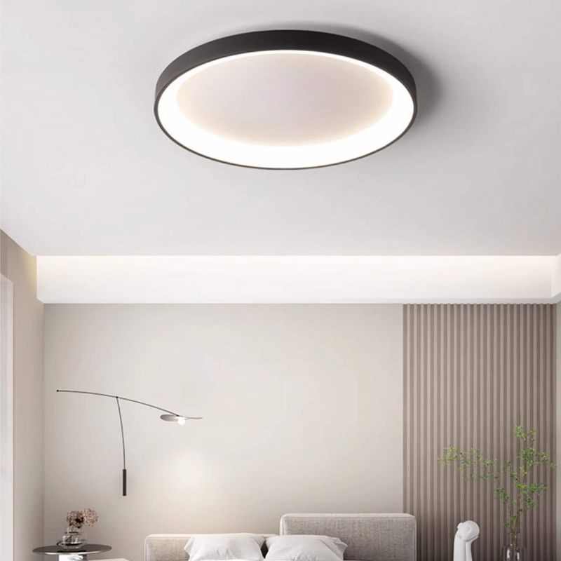 simple led ceiling lamp install in bedroom