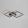 Black base Square LED ceiling lamp