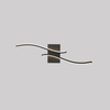 Streamlined Black Wall Mount Lighting Unit