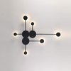 Artistic Circular Wall Lamp Arrangement