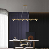 Six circles led pendant light for study room