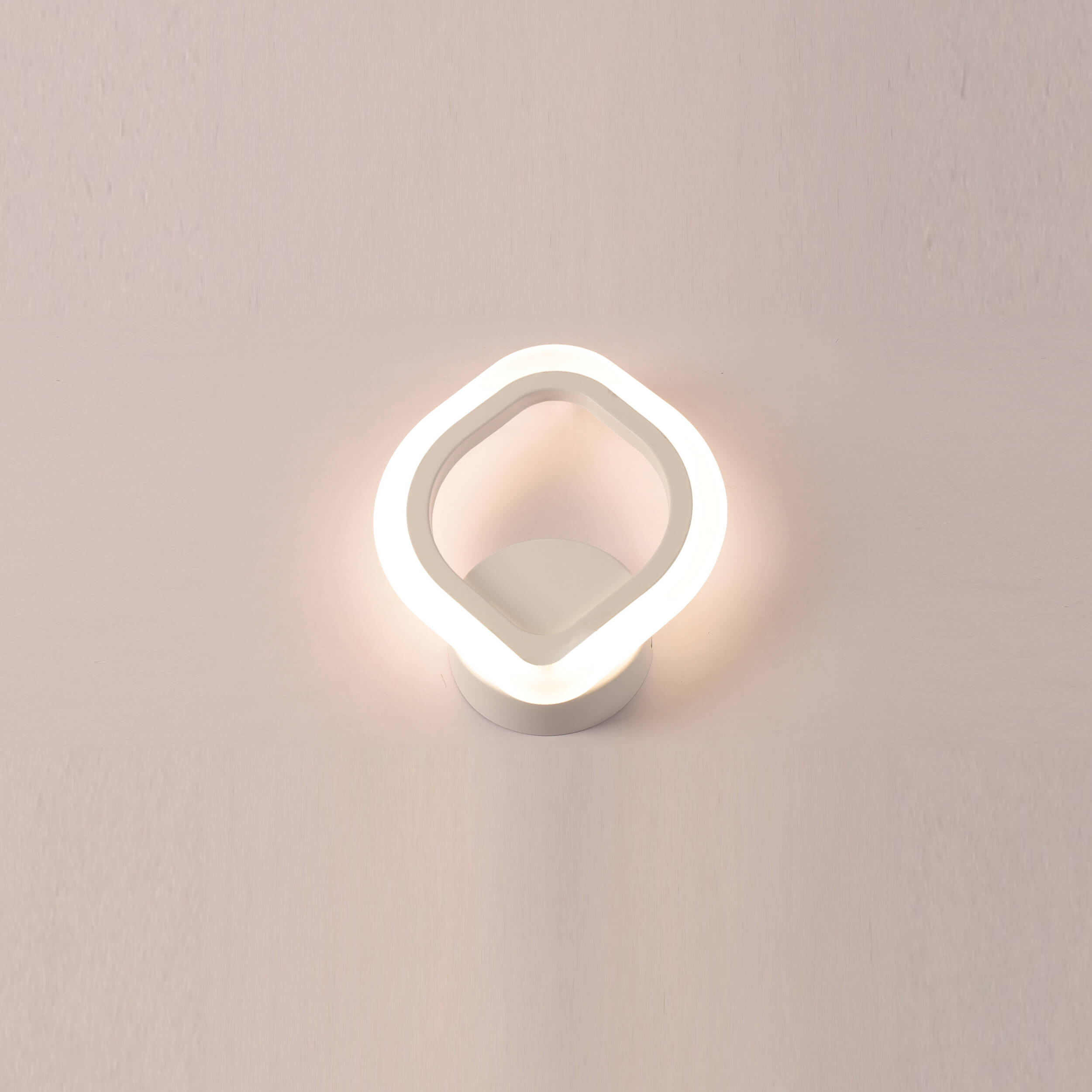 Modern Geometric Ceiling Light with Warm Gold Accents - Contemporary Interior Lighting