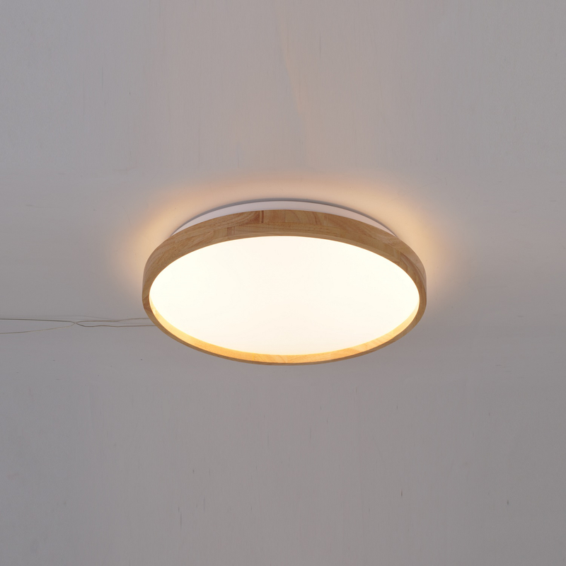 wooden ceiling light for bedroom generate warm lighting at night