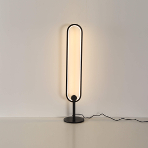 Modern cordless table lamp with metallic finish and adjustable brightness settings