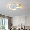Pentagonal circle led ceiling light installed in bedroom, suitable size for various room like bedroom, living room