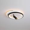 single spot led ceiling light with white base