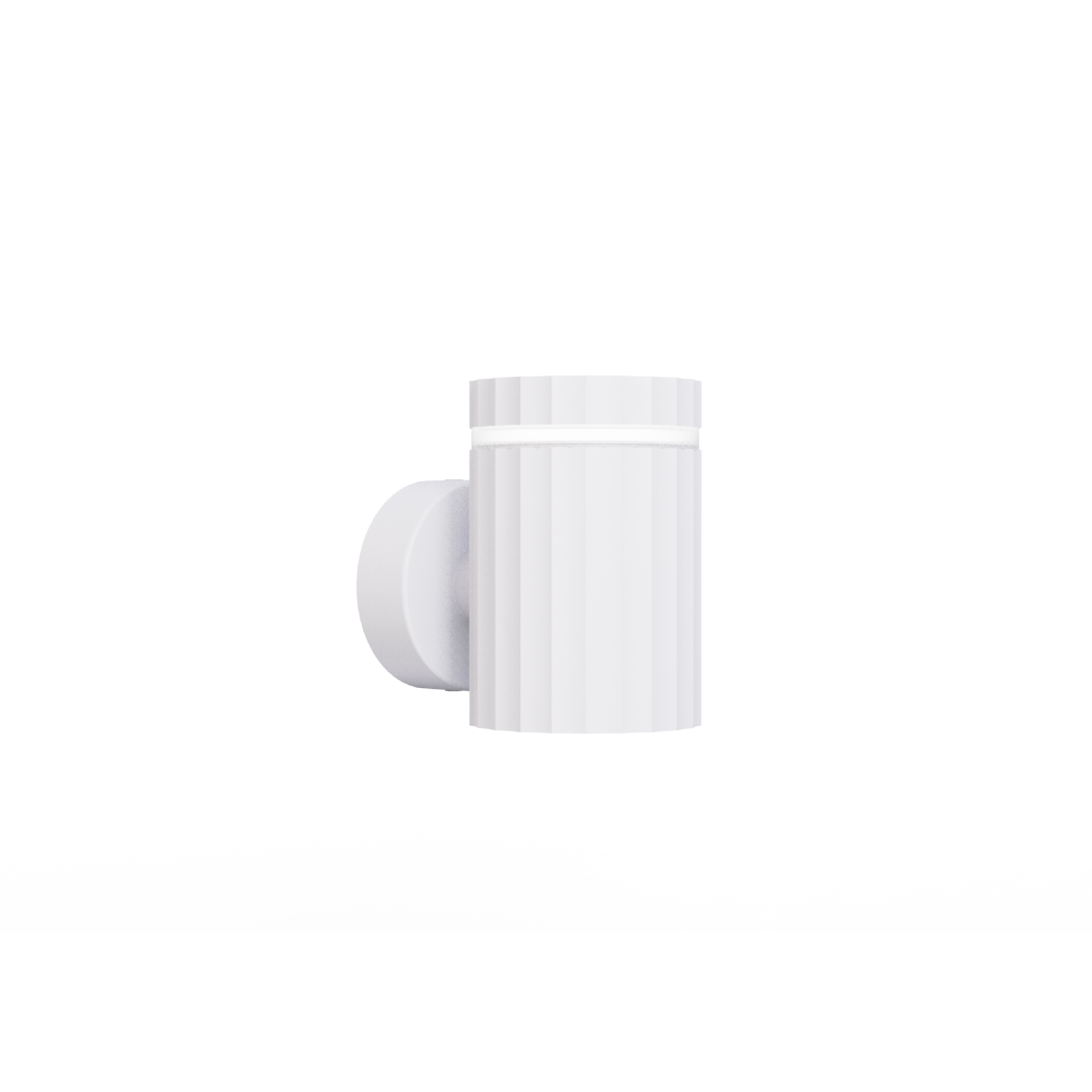 white up and down lighting 