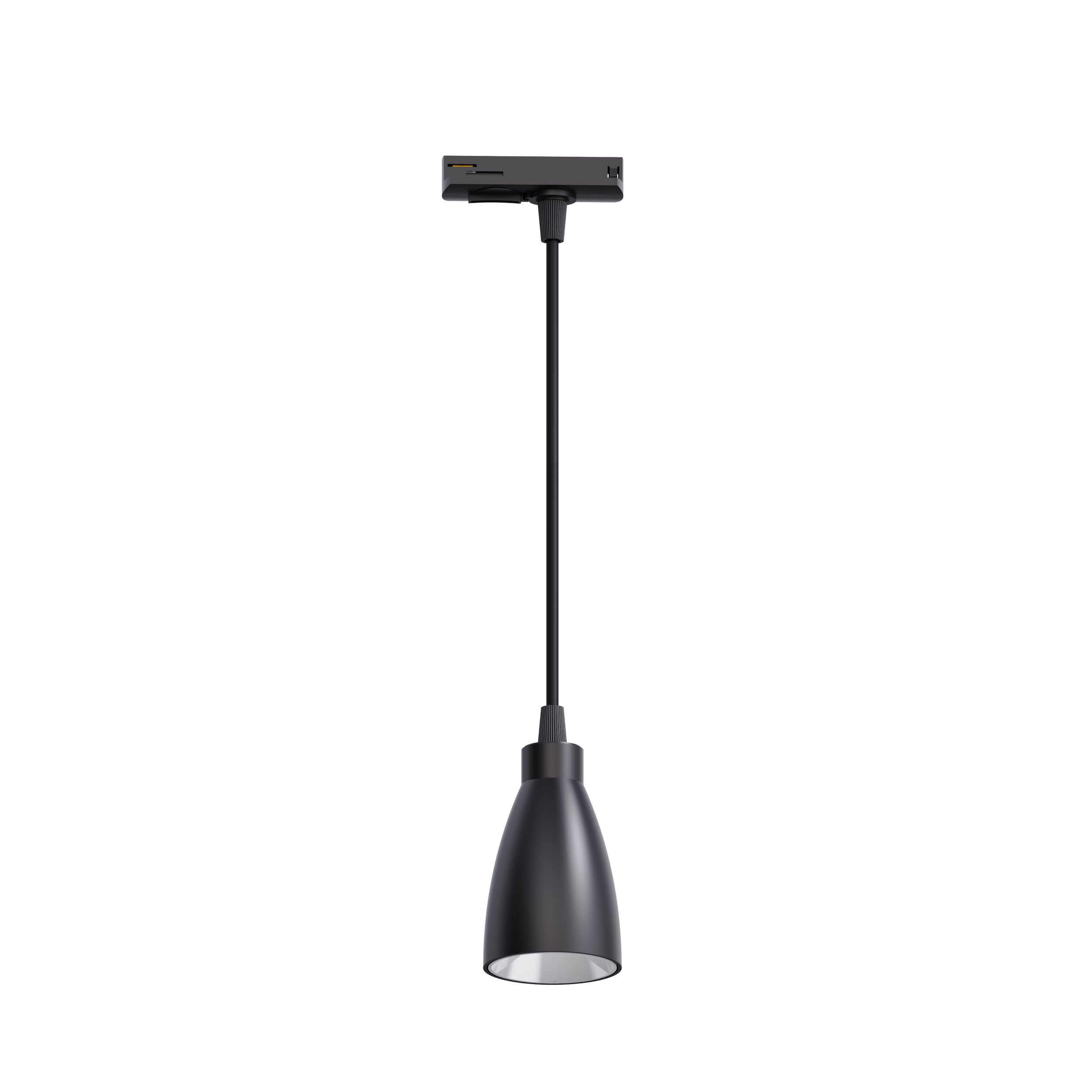 black cup shape gu10 track light with inner golden color
