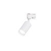 white GU10 track light with diamond pattern and transparent edge