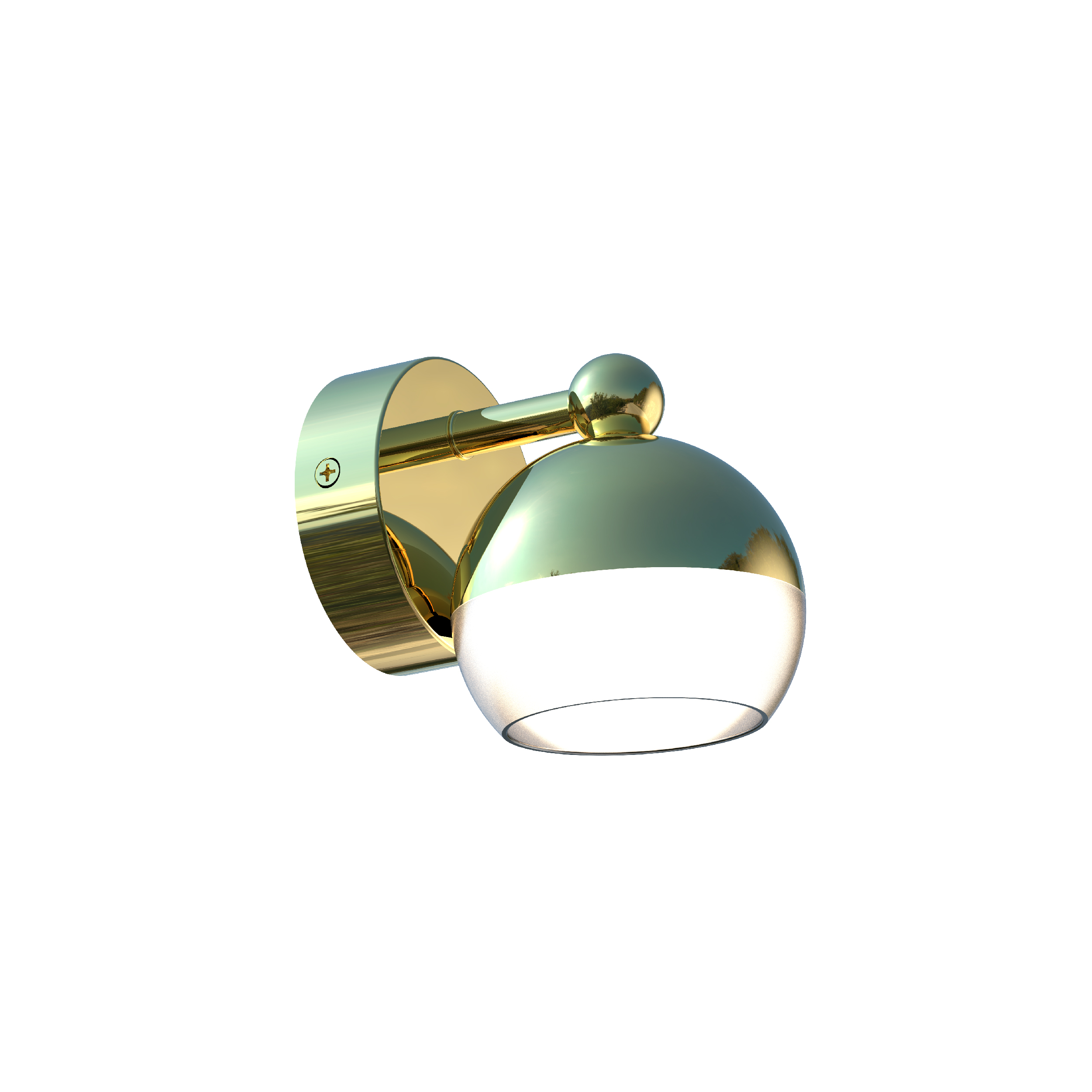 gold gx53 wall light