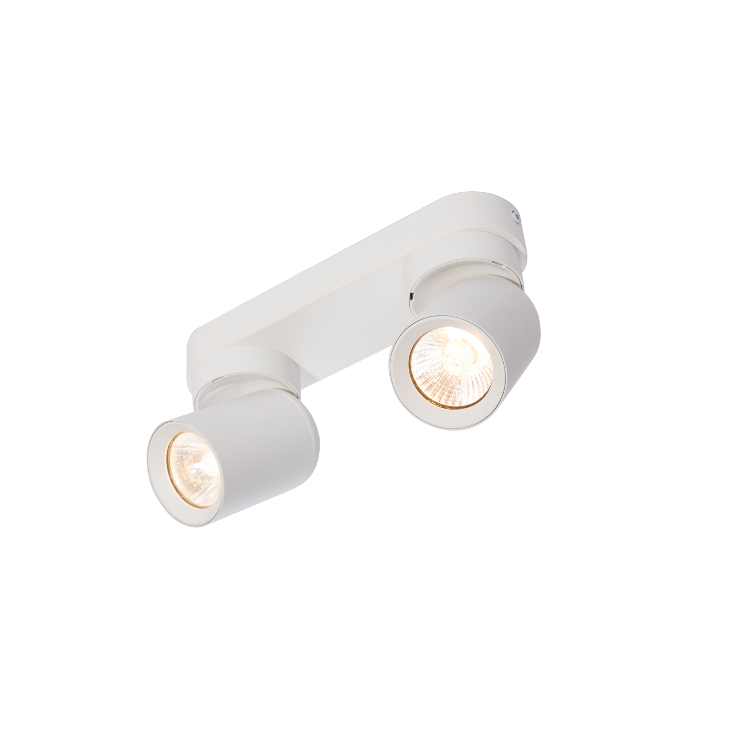 white 2*gu10 spot downlight for ceiling