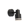 black GU10 wall light
