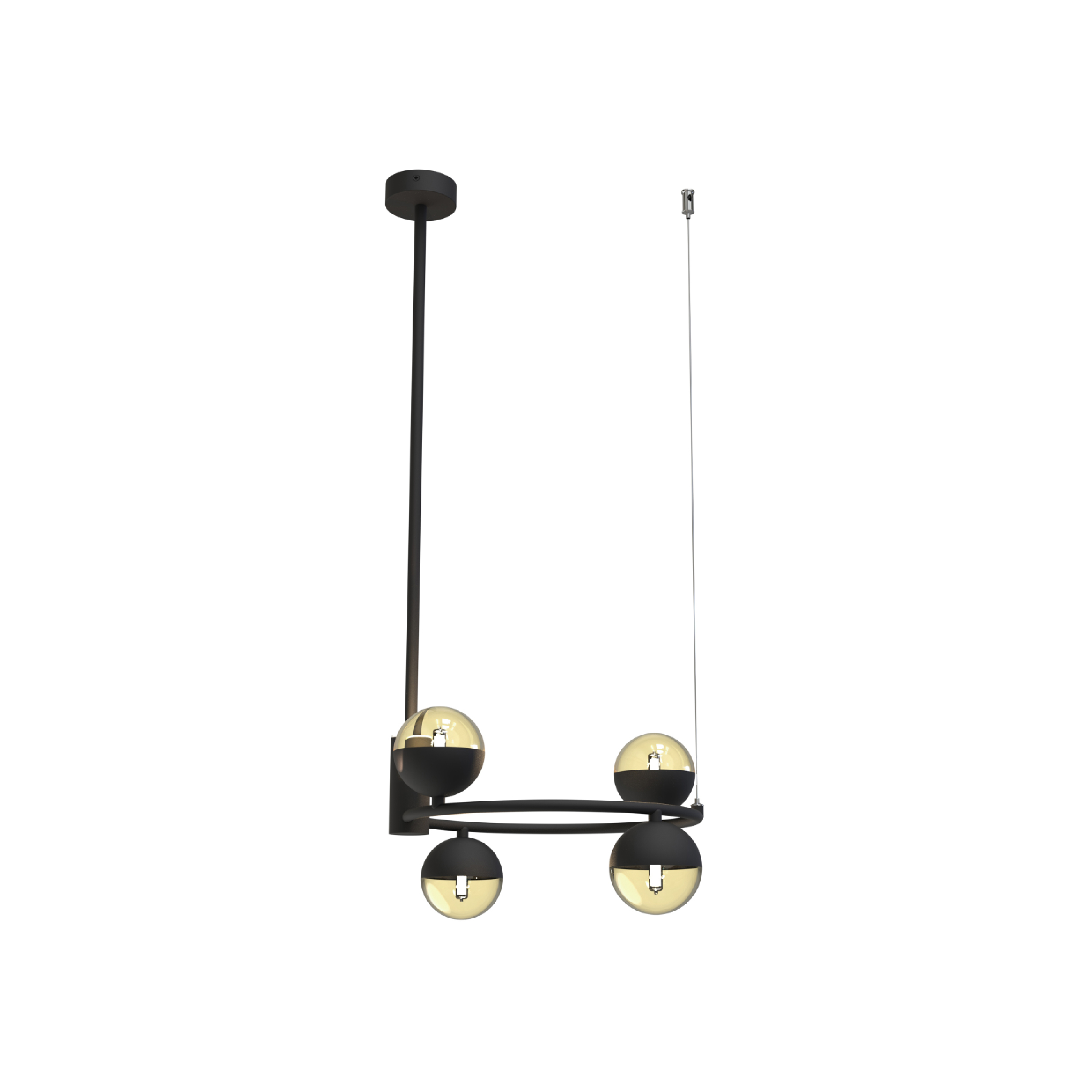 4*G9 pendant light