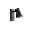 Dimmable Wall Spotlights black gu10 socket