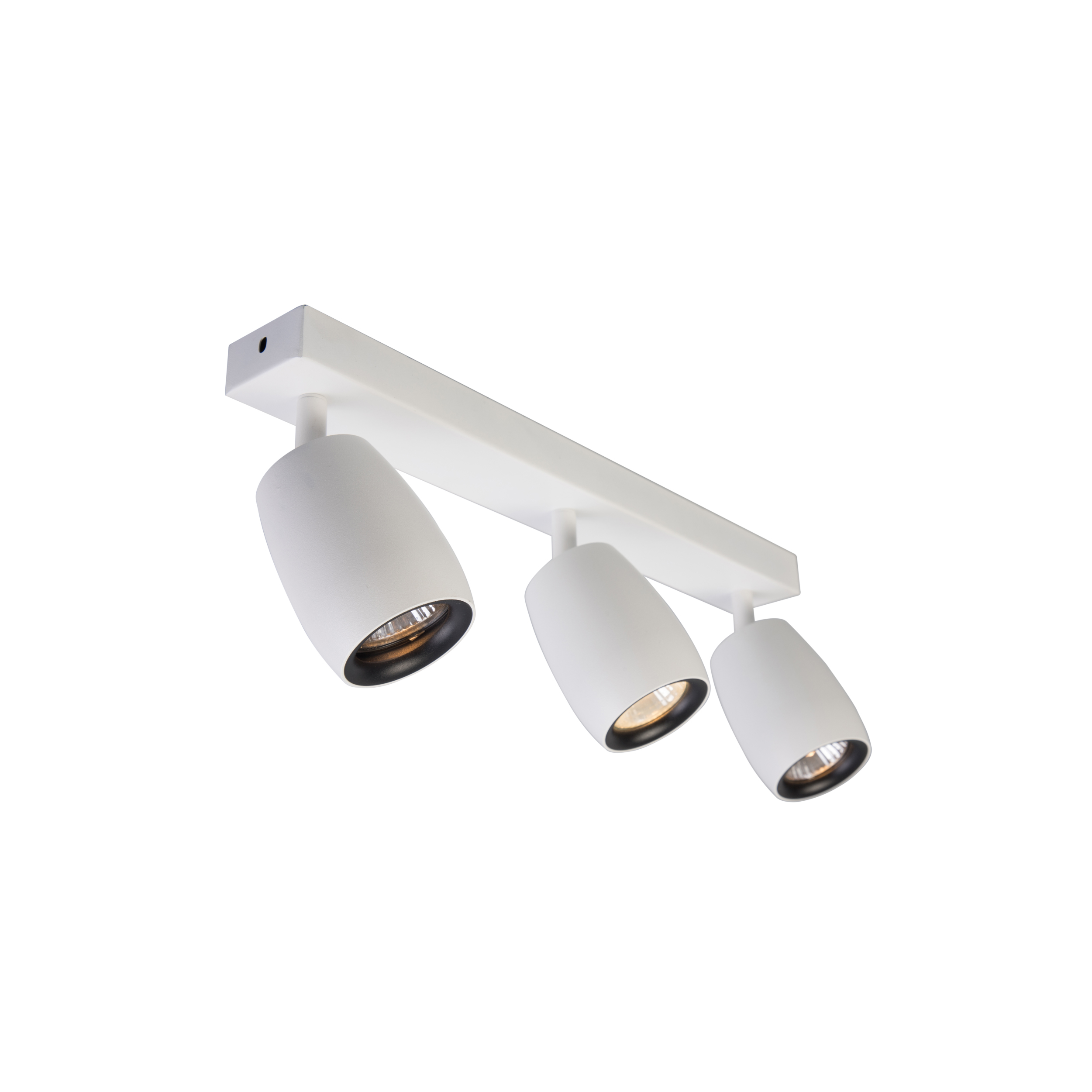 white ceiling mounted ceiling light 3 gu10