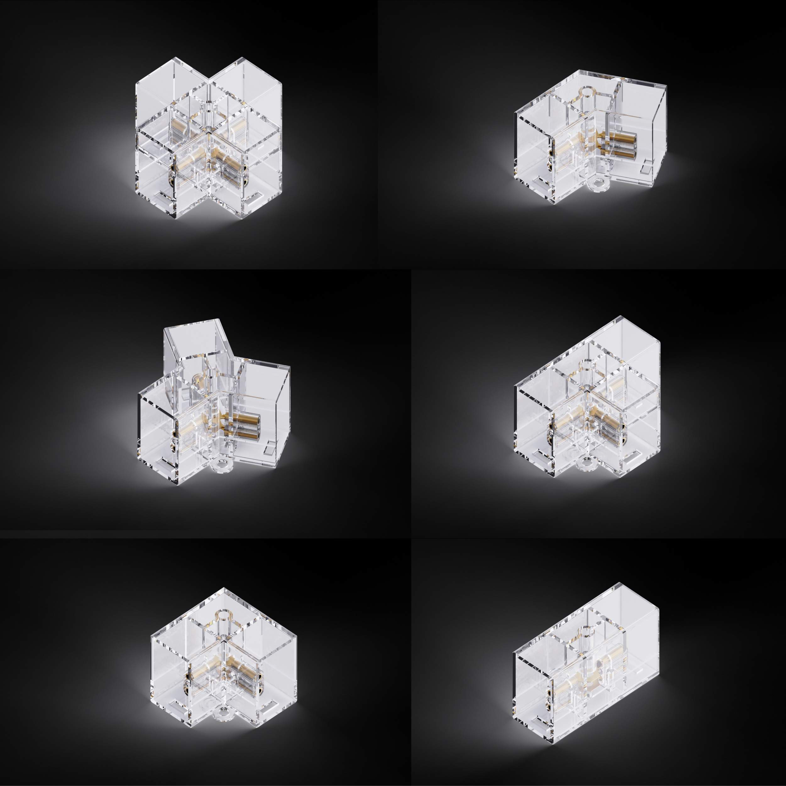Car Wash Hexagon Light connectors