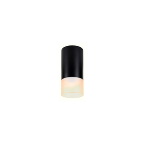 black cylinder ceiling downlight for bedroom