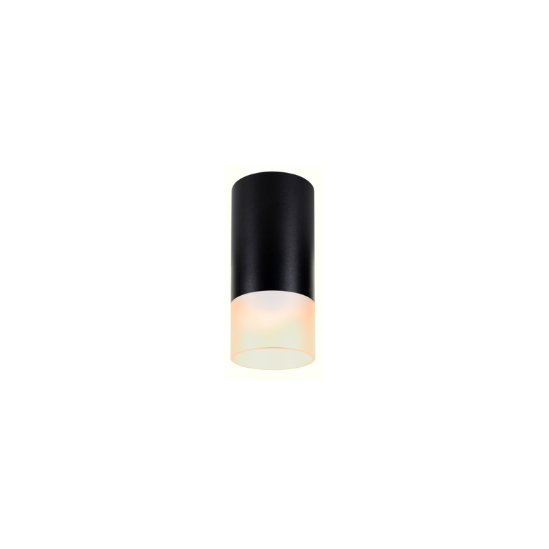 black cylinder ceiling downlight for bedroom