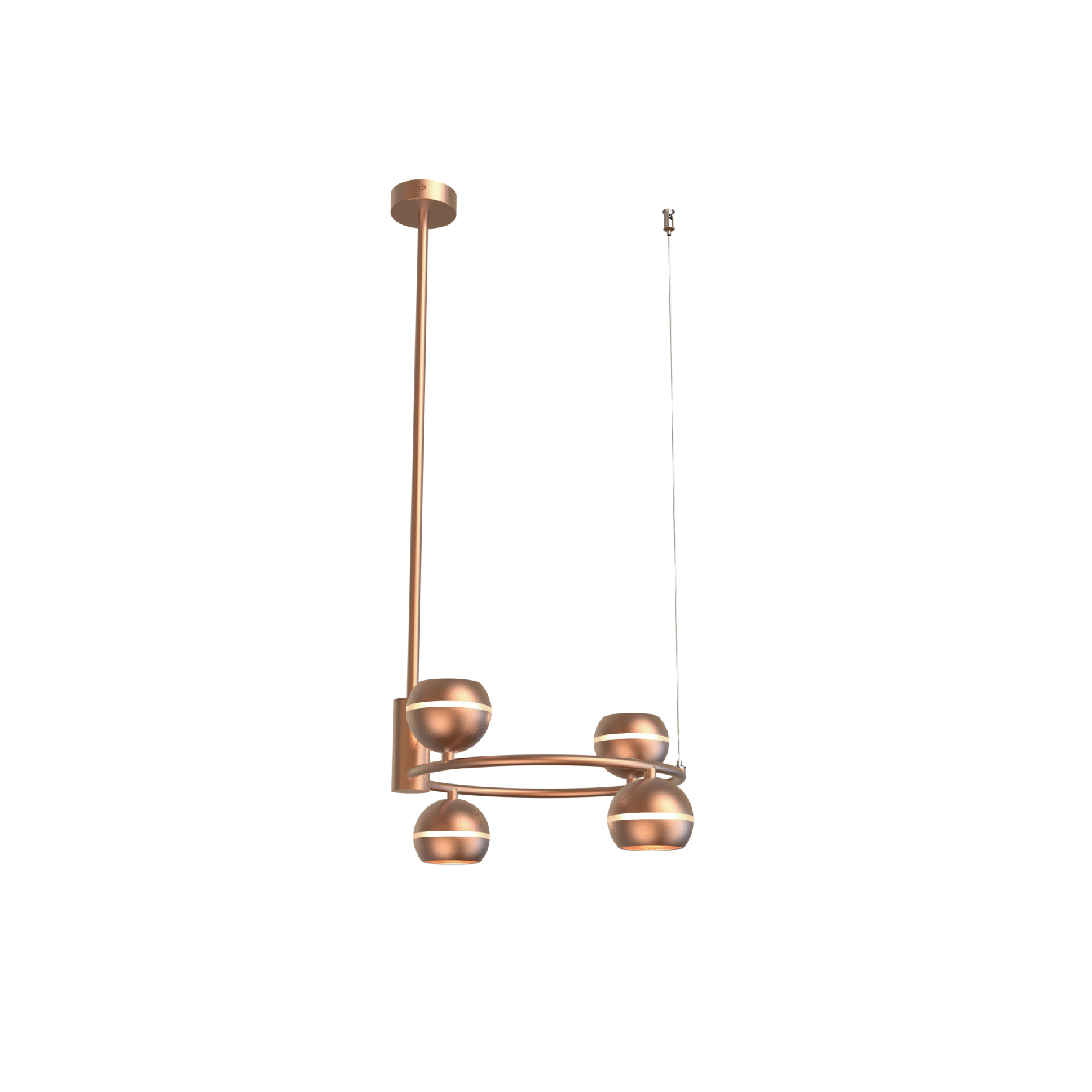 4*G9 pendant light