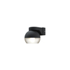 black wall light