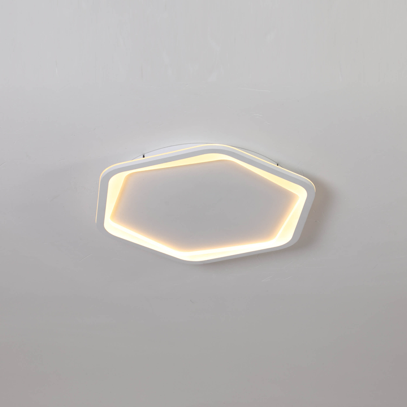 inner glare free lighting led ceiling lamp in a hexagon shape
