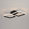 Two square LED ceiling lamp