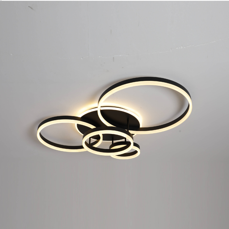 four rings superimposed LED ceiling light
