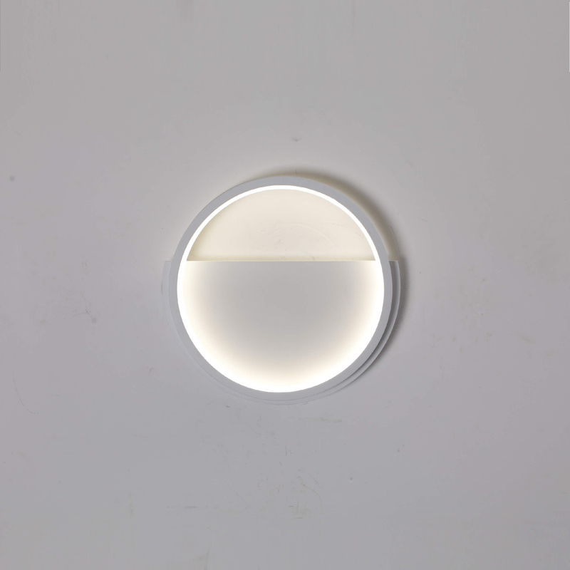 Round led wall light