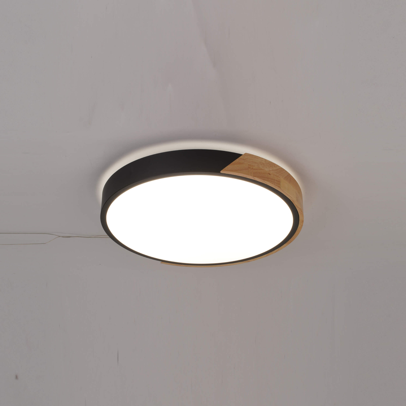 Sleek LED Ceiling Light Fixtures Installed in a Minimalist Kitchen