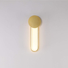 Minimalist circular LED wall lights creating ambient hallway illumination