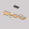 five squares led pendant light