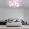 Minimalist, contemporary ceiling light fixture featuring a sleek, modern design.