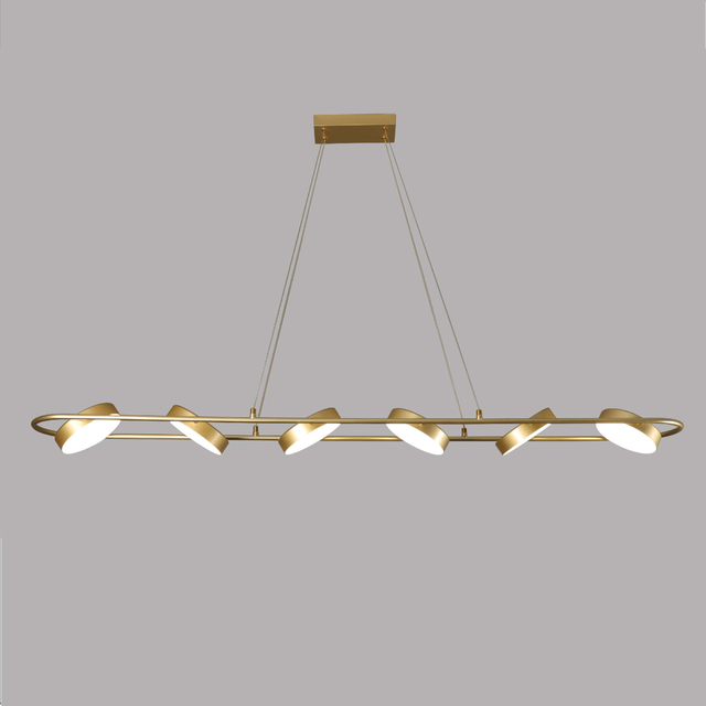 Six circles led pendant light