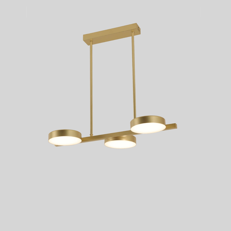 three rounds led pendant light