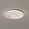 Circular LED Ceiling Light with Dynamic Color Changing Panels