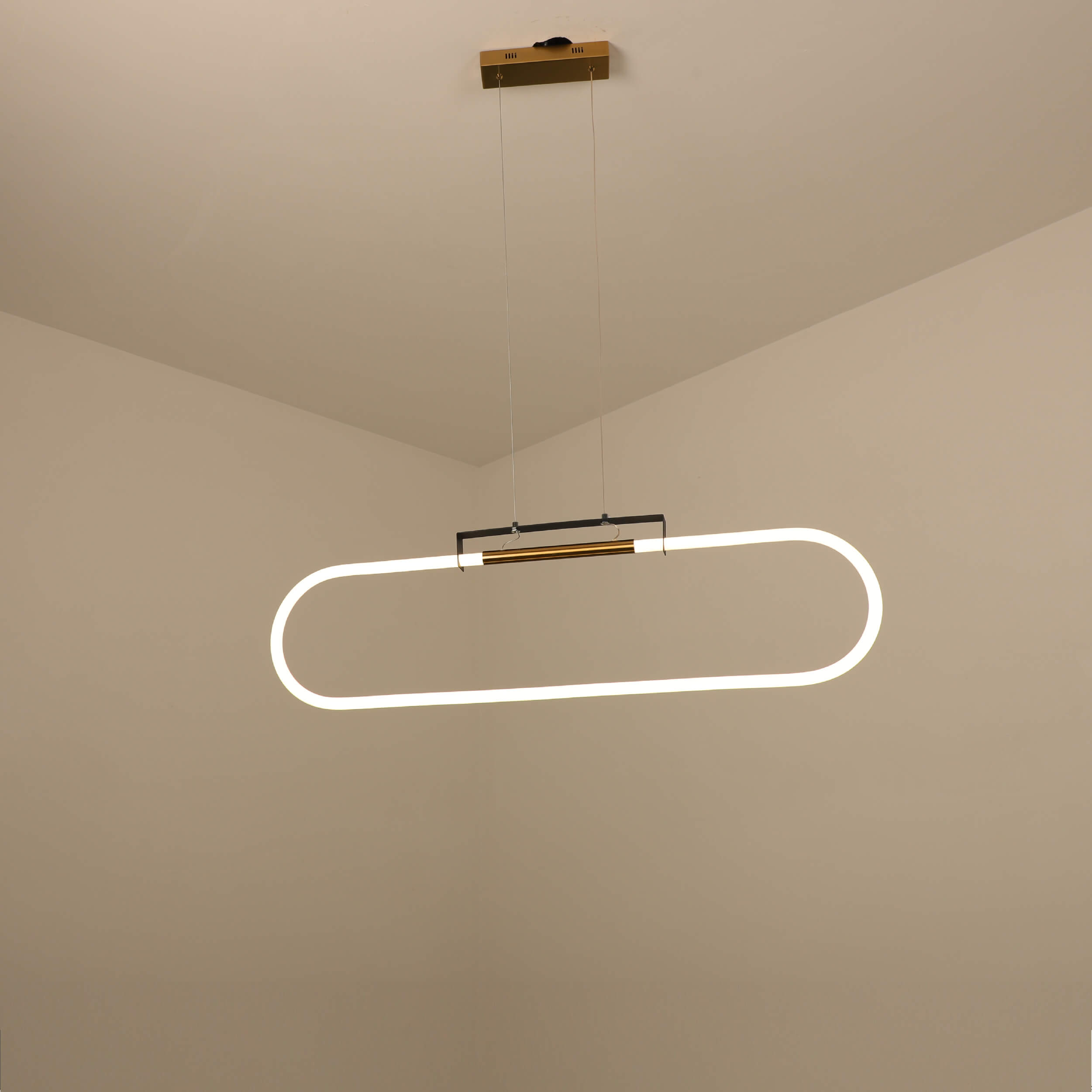 round rings led pendant light