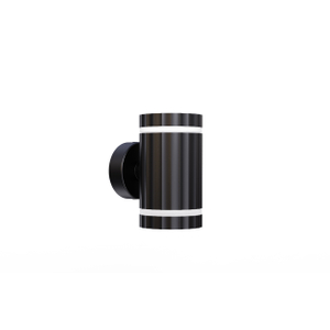 black up and down wall light