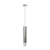 gu10 silver long tube aluminum pendant light