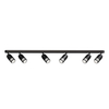 6*gu10 spot downlight black