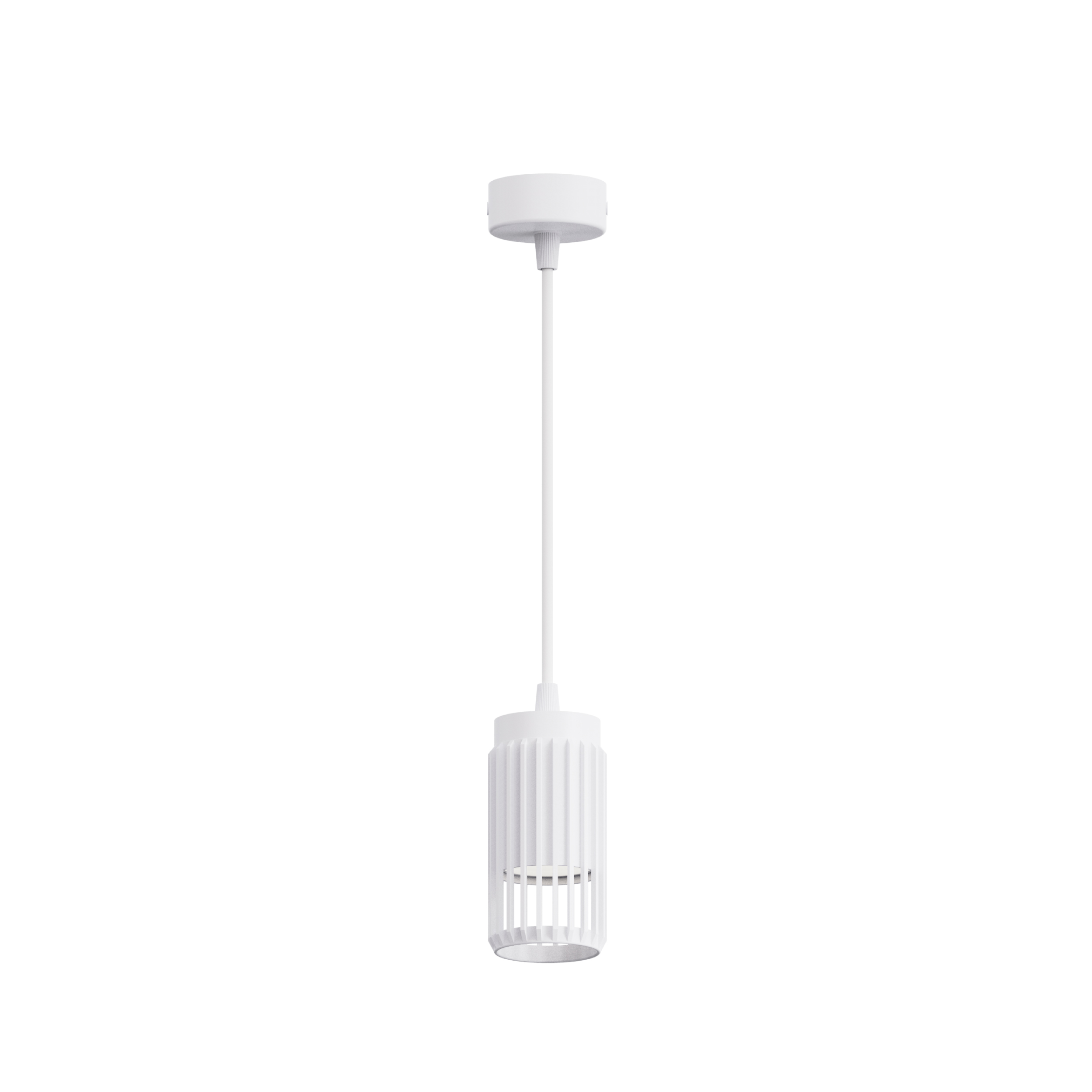 white pendant ceiling light in a fence type