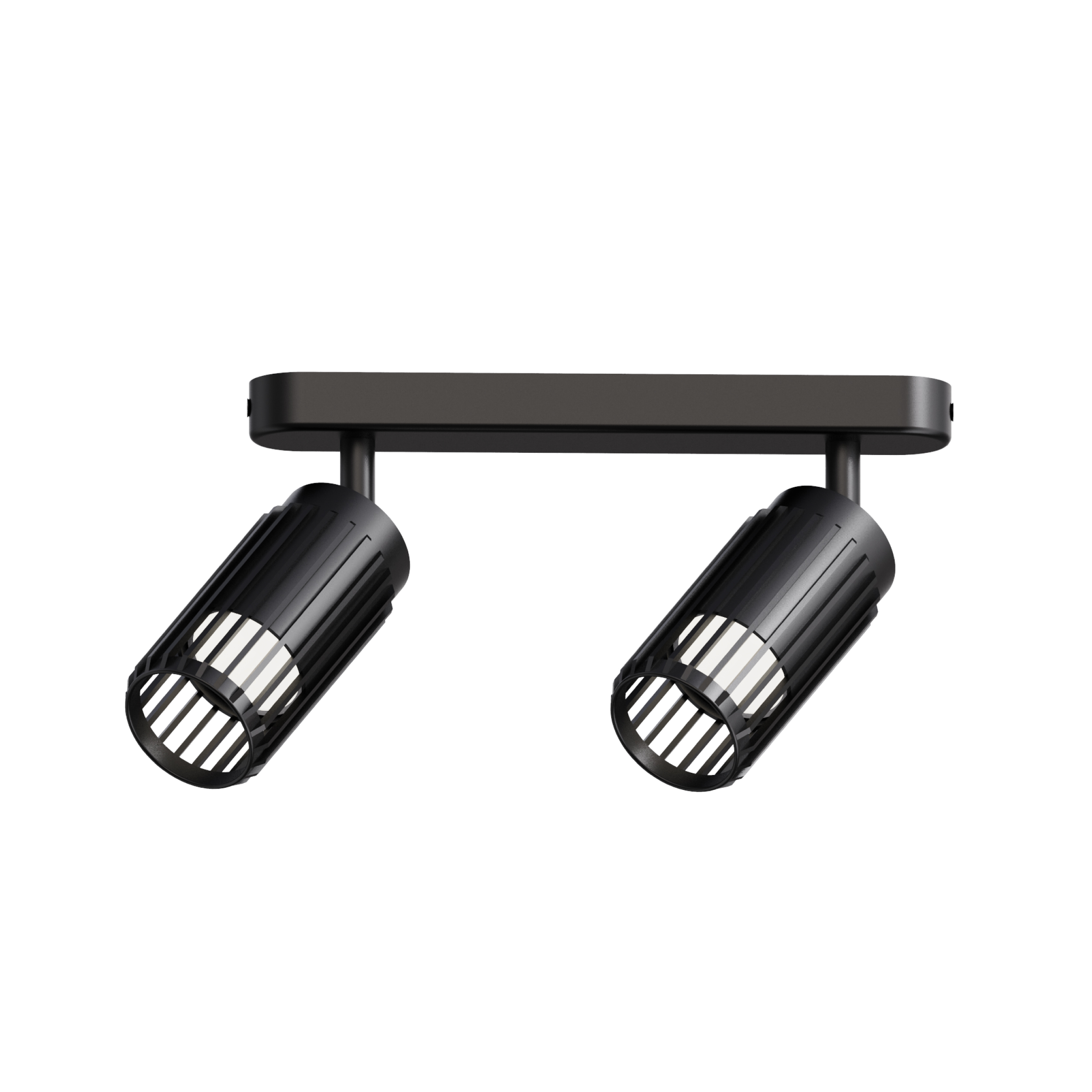 fence spot downlights with dual light heads