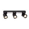black 3*gu10 spot downlight for ceiling