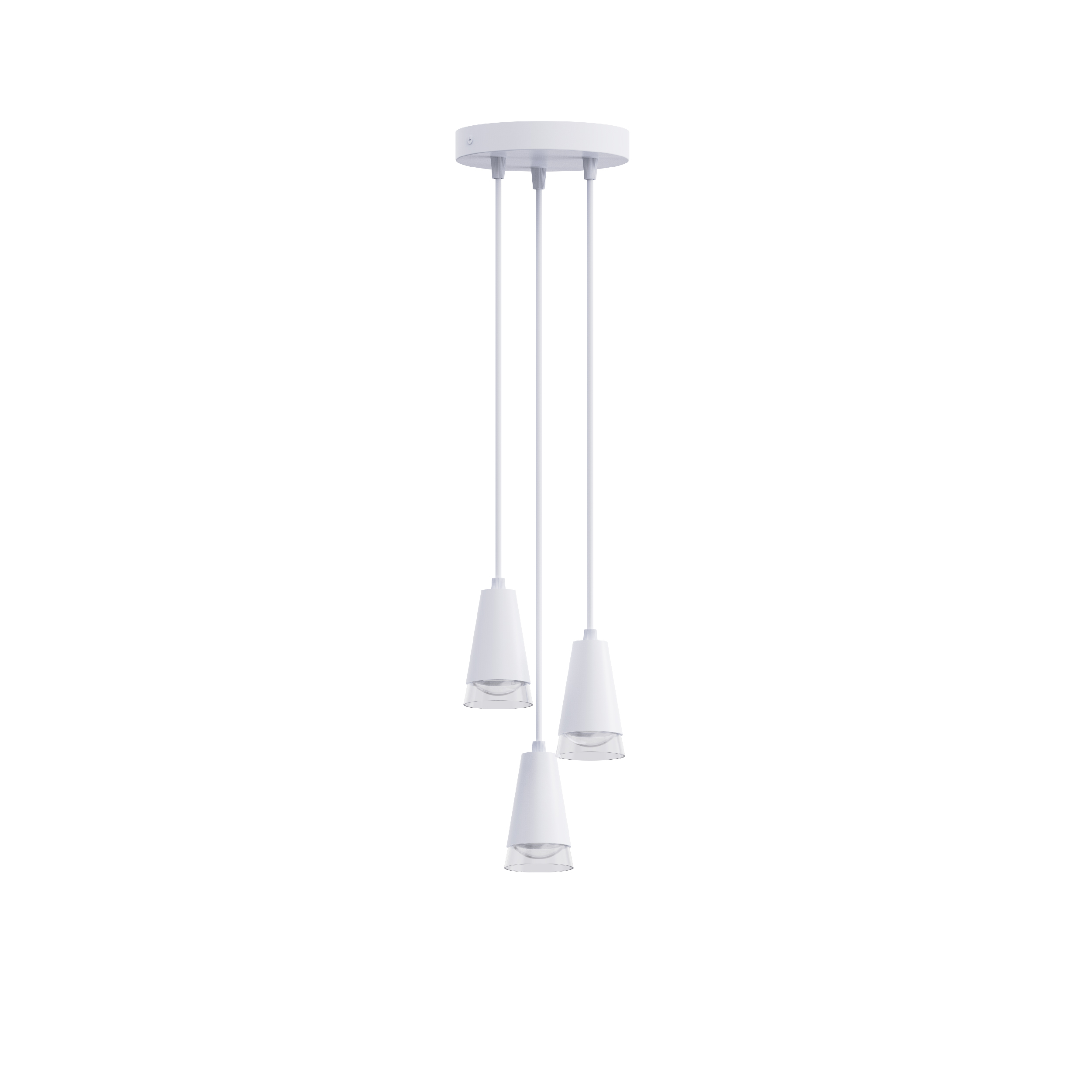 three head pendant light
