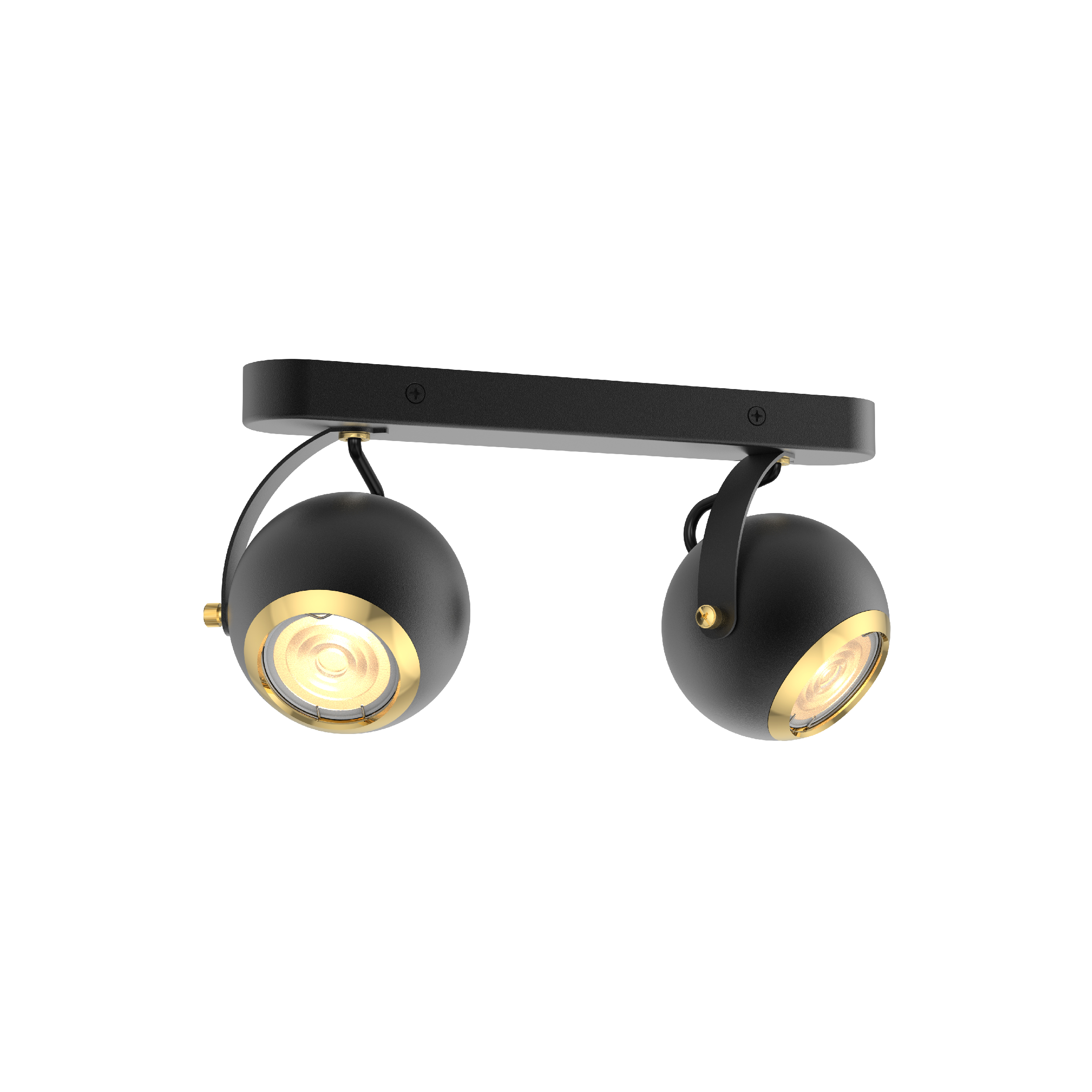 dual head gu10 ball spot light