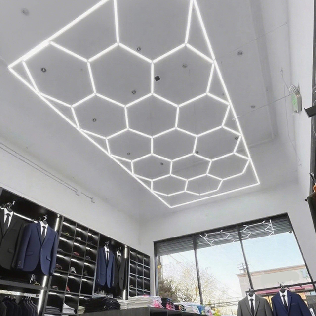 hexagon light for store