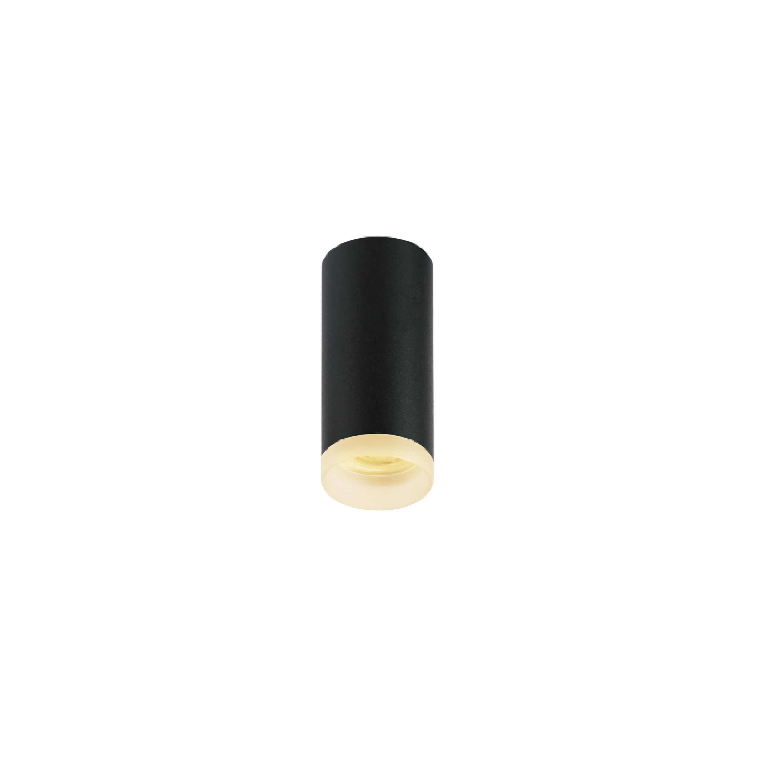 black cylinder ceiling downlight for living room