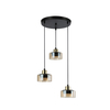 three gx53 pendant light with glass cover