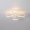 LED ceiling lamp with four triangle