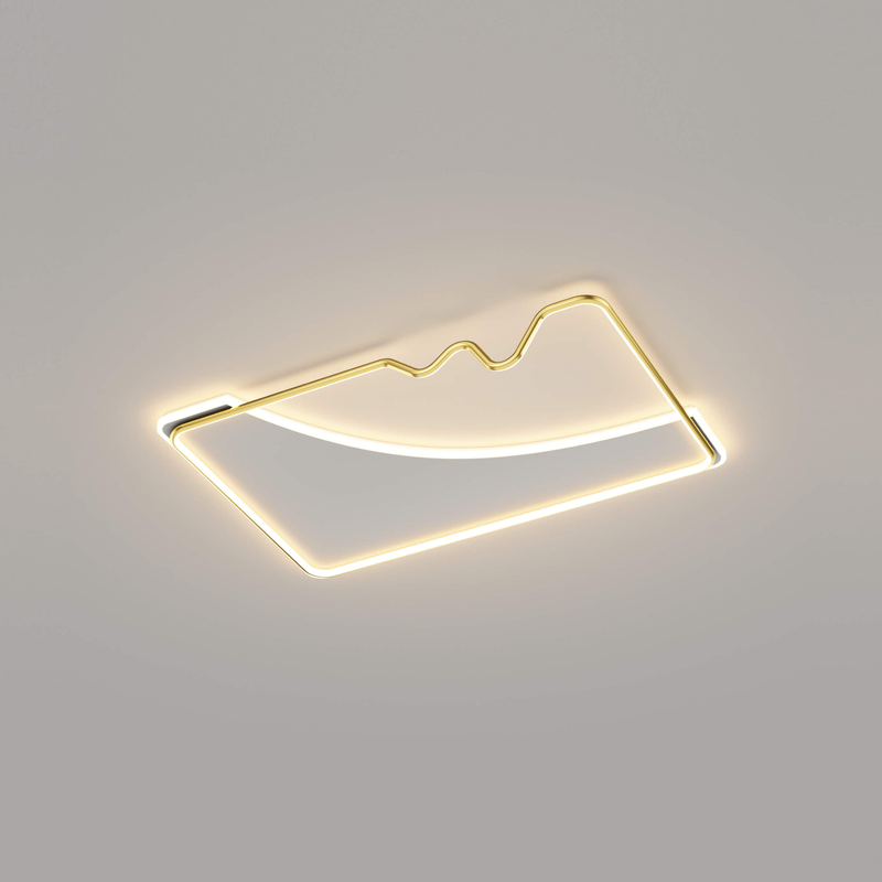 rectangle ring led ceiling lamp for bars