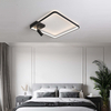 Black led ceiling light with single spot